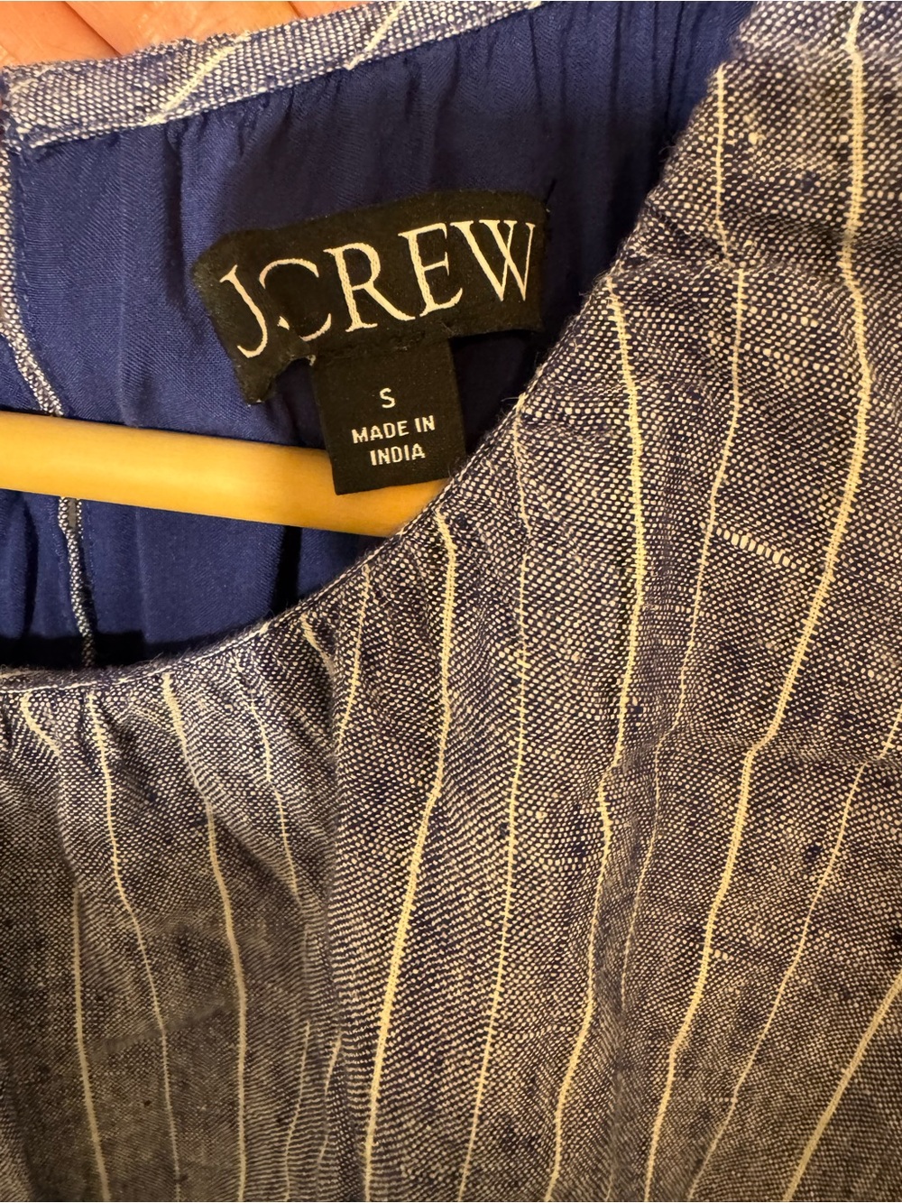 J. Crew Hyacinth dress in striped linen - Picture 7 of 12